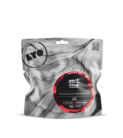 LYO Food Свинско с грах, моркови и ечемик 500g