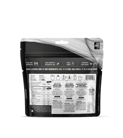 LYO Food Свинско с грах, моркови и ечемик 500g