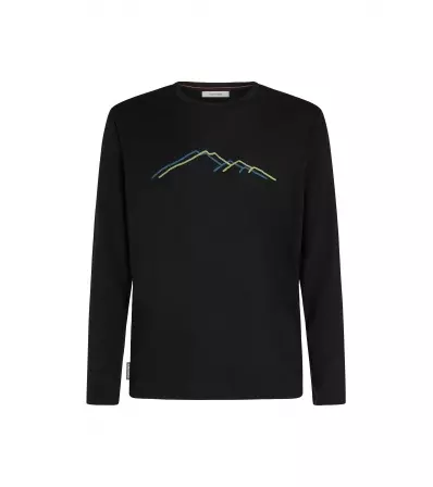 Тениска Icebreaker Merino 150 Tech Lite LS T-Shirt Rainer Ridge M's