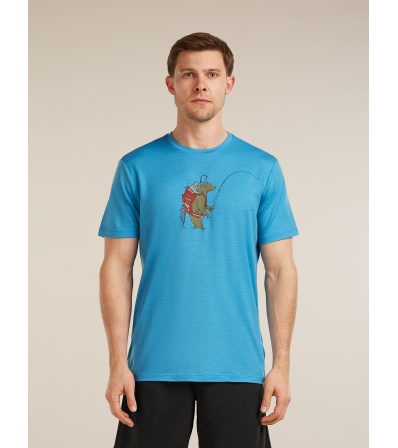 Тениска Icebreaker Merino 150 Tech Lite SS Tee Bear Catch M's