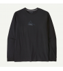 Patagonia Long Sleeve Shop Sticker Pocket Responsibili-Tee M's